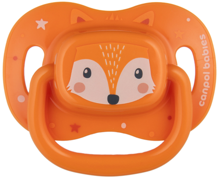 CANPOL BABIES Cute Animals, 18+ mēn. Orange māneklītis, 1 gab.