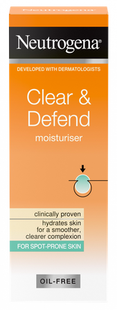 NEUTROGENA Clear&Defend Oil-free face cream, 50 ml