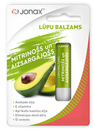 JONAX Avokado - mitrinošs un aizsargājošs lūpu balzams, 4.5 g