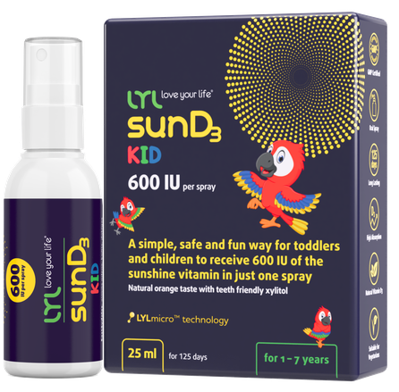 LYL sunD3 KID 600 SV sprejs, 25 ml