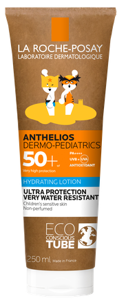 LA ROCHE-POSAY Anthelios Dermo-Pediatric Lotion SPF 50+ saules aizsarglīdzeklis, 250 ml