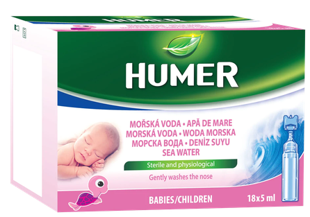 HUMER Isotonic Sea Water 5 ml solution, 18 pcs.