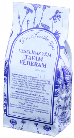 DR.TEREŠKO Veselības tēja Tavam Vēderam beramā tēja, 70 g