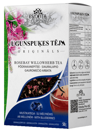 ESTVITA Иван-Чай С Черникой рассыпной чай, 50 г