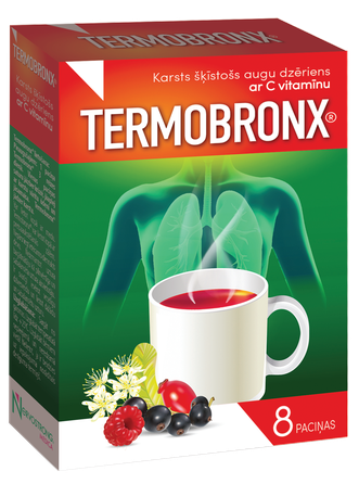 TERMOBRONX Vitamin C, Herbal hot drink, 8 pcs.