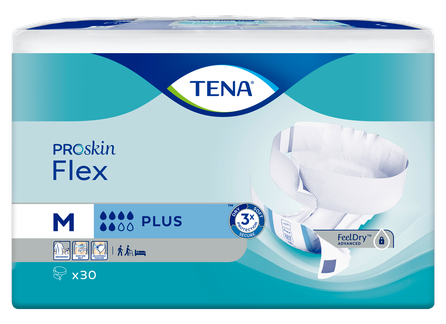 TENA Flex Plus M подгузники, 30 шт.