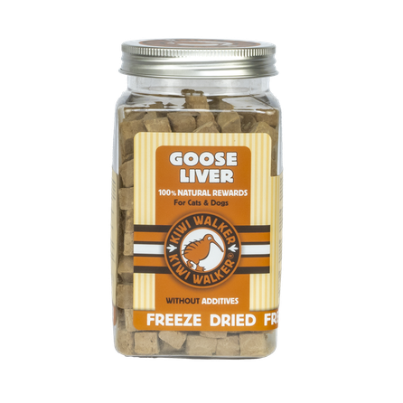 KIWI WALKER Goose Liver, Freeze-Dried treat, 120 g