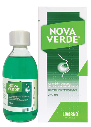 NOVA VERDE 1,5 mg/ml šķīdums, 240 ml