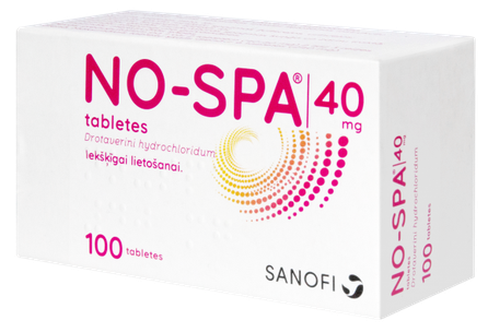 NO-SPA 40 mg pills, 100 pcs.
