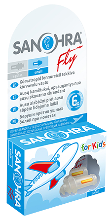 SANOHRA  FLY CHILDREN ear plugs, 2 pcs.