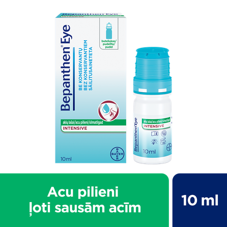 BEPANTHEN Eye Intensive acu pilieni, 10 ml