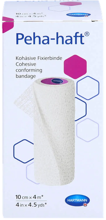 4 m x 10 cm cohesive bandage, 1 pcs.