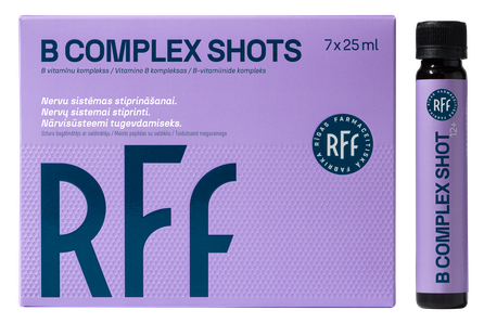 RFF B Complex Shots 25 мл бутылочки, 7 шт.