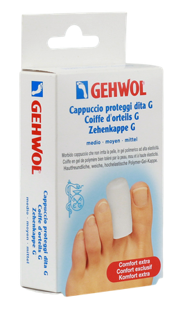 GEHWOL P-Gel Zehenkappe G cepurīte pirkstam, 2 gab.