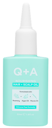 Q+A Nourishing Hair & Scalp hair oil, 50 ml