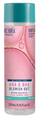 VICTORIA BEAUTY AHA & BHA Blemish Out  Exfoliating tonic, 200 ml