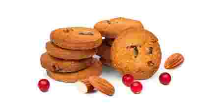 THE BEGINNINGS Almond cranberry cookies, 80 g