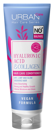 URBAN CARE Hyaluronic Acid & Collagen matu kondicionieris, 250 ml