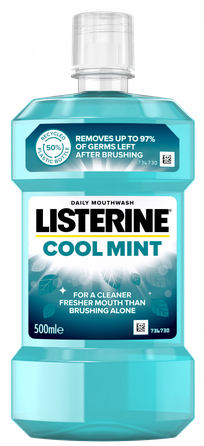 LISTERINE Cool Mint mutes skalojamais līdzeklis, 500 ml