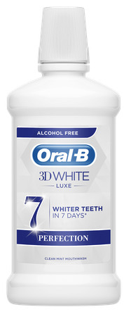 ORAL-B 3D White Luxe Perfextion mouthwash, 500 ml