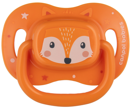 CANPOL BABIES Cute Animals, 0-6 mēn Orange māneklītis, 1 gab.