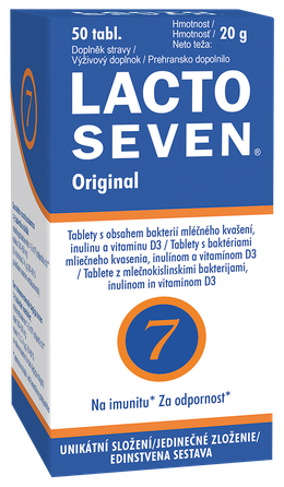 LACTO SEVEN Original tabletes, 50 gab.