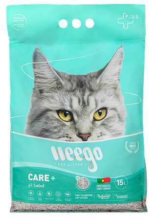 WEEGO Care+ цементирующий песок для кошек, 15 Л