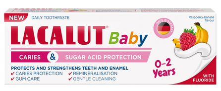 LACALUT Lacalut Baby 0-2 y. toothpaste, 55 ml