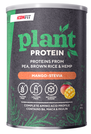 ICONFIT Plant Protein - Mango Stevia powder, 480 g