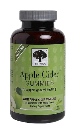NEW NORDIC Apple Cider Gummies chewable lozenges, 60 pcs.