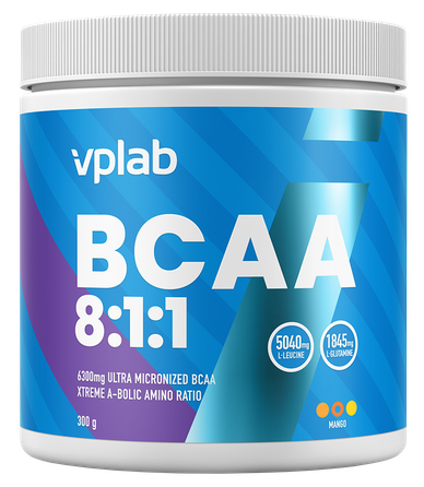VPLAB BCAA 8:1:1 Mango powder, 300 g