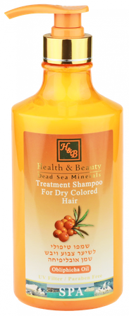 HEALTH&BEAUTY Dead Sea Minerals Sea buckthorn oil shampoo, 780 ml