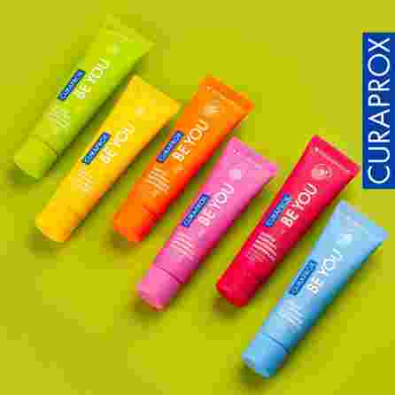 CURAPROX  BE YOU Peach + Apricot Whitening toothpaste, 60 ml
