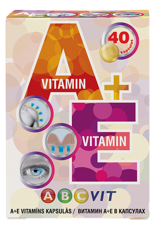 ABC VIT A+E Vitamin capsules, 40 pcs.
