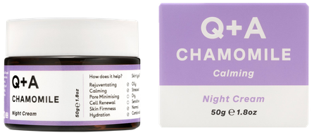 Q+A Chamomile Night face cream, 50 g