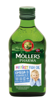MOLLERS Baby My First Fish Oil Рыбий Жир жидкость, 250 мл