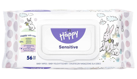 BELLA Sensitive wet wipes, 56 pcs.