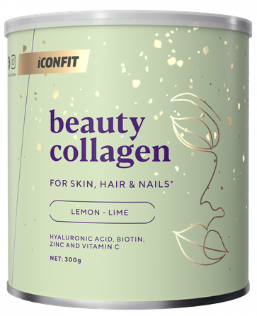ICONFIT Beauty Collagen ar Citrona-Laima garšu pulveris, 300 g