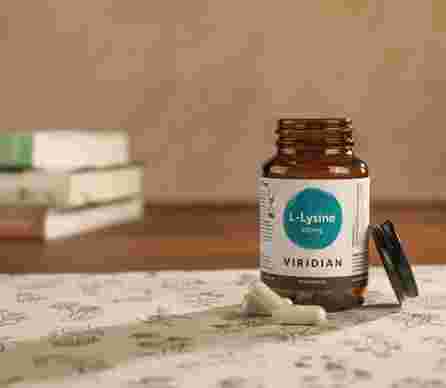 VIRIDIAN L-Lysine 500 mg capsules, 90 pcs.