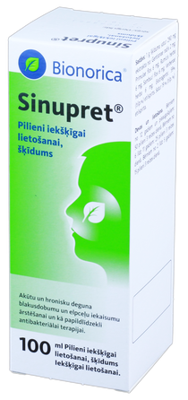 SINUPRET pilieni, 100 ml