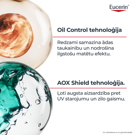 EUCERIN Sun Oil Control SPF 50+ sunscreen, 50 ml