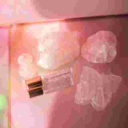 CRYSTALLOVE GuaSha Rose Quartz Butterfly массажная пластина, 1 шт.