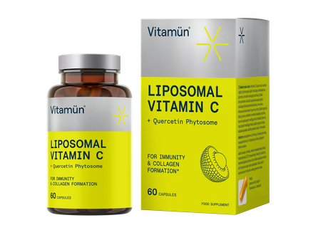 VITAMUN Liposomal Vitamin C + Quercetin Phytosome capsules, 60 pcs.