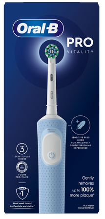 ORAL-B Vitality Pro Protect X Clean Vapor Blue electric toothbrush, 1 pcs.