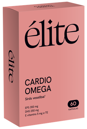 ELITE Cardio Omega kapsulas, 60 gab.