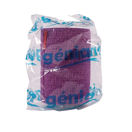 GENIA Bitter Strap, Фиолетовый, 7,5 cm x 4,5 m эластичный самоклеющийся бинт, 1 шт.