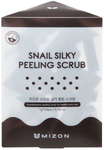 MIZON Snail Silky 5 g pīlinga skrubis, 40 gab.