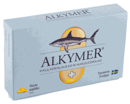 ALKYMER fish oil capsules, 60 pcs.