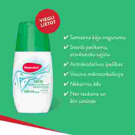 VENORUTON   Relives Tired Legs spray, 100 ml