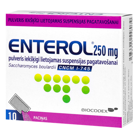 ENTEROL 250 мг для приготовления пероральной суспензии порошок, 10 шт.